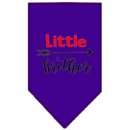 MIRAGE PET PRODUCTS Little BroTher Screen Print BandanaPurple Small 66-200 SMPR
